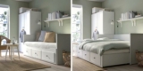 Ikea Hemnes Tagesbett mit 2 Matratzen (80x200cm) für 279€ [Ikea Family Mitglieder]
