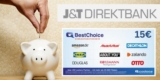 J&T Direktbank Tagesgeldkonto + 15€ BestChoice-/ Amazon Gutschein + 3,65% Zinsen