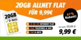 Klarmobil Allnet-Flat mit 20 GB LTE im Vodafone Netz für 9,99€/Monat