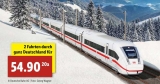 LIDL Bahnticket 2018: 2 x Deutsche Bahn Fahrkarten (quer durch Deutschland) für 54,90€