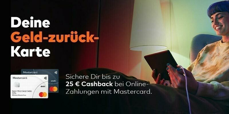 Mastercard Cashback Aktion: 10% Cashback auf Online-Zahlungen mit Mastercard