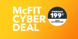 McFit Cyberdeal: 12 Monate McFit Fitnessstudio Mitgliedschaft für 199€