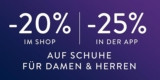 20% mirapodo Gutschein auf Schuhe (auch auf Sale) – oder 25% über App