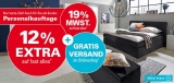 Möbel Höffner Personalkauftage: 19% Mehrwertsteuer geschenkt + 12% Rabatt!