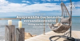 Mömax Gartenmöbel Sale: Hollywoodschaukel, Relaxliege, Strandkorb uvm.