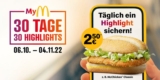 MyMcDonald’s Weeks: 30 Tage, 30 Highlights – z.B. McChicken für 2,50€ – McDonald’s App