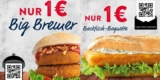 Nordsee Coupon: Backfisch Baguette oder Big Bremer für 1€ mit QR Code