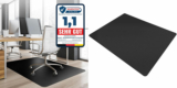 Office Marshal Bodenschutzmatte in schwarz (90 x 120 cm) für 10,99€