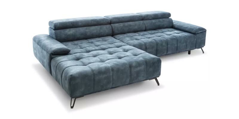Wersal Ecksofa Palladio in Azur für 1038,95€ inklusive Lieferung