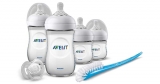 Philips Avent Natural Flaschen-Set für Neugeborene (4 Flaschen, Bürste & Schnuller) für 25,99€