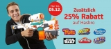 myToys: 25% Rabatt auf Hasbro Artikel (Nerf, Play-Doh Knete uvm.)