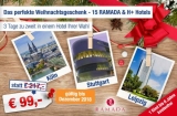 Ramada Hotel Gutschein für 94€ – 2 Übernachtungen für 2 Personen inkl. Frühstück!