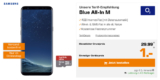 Samsung Galaxy S8+ mit Blue All-In M Tarif (All-Net-Flat & 4 GB LTE) für 29,99€/Monat