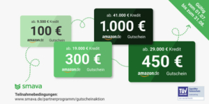 Smava Online-Kredit beantragen + bis zu 1.000€ Amazon Gutschein