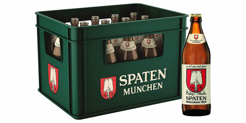Kasten SPATEN Münchner Hell Flaschenbier (20x 0,5 Liter) für 11,90€