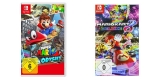 Günstige Nintendo Switch Spiele: Super Mario Odyssey oder Mario Kart 8 Deluxe für 42,88€