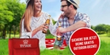 Kostenlose Tyskie Outdoor Decke beim Kauf von 2x Kästen Tyskie Bier