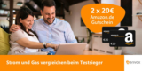 2x 20€ Amazon Gutschein für Strom- und Gas-Wechsel über Verivox