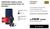 Samsung Galaxy S8 + Gear S3 Smartwatch im Vodafone Comfort Allnet Tarif für 24,99€/Monat