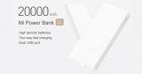 Original Xiaomi Mi Powerbank 2C mit 20.000 mAh & Quick Charge 3.0 für 18,76€